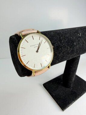 Rosefield AMS | NYC Women’s Minimalist Watch – Blush Pink Strap